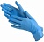 Перчатки нитриловые однораз. голубые M (50)