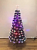 Ёлка Световод 150 см заснеженная с цветными LED-лампами+наконечникLED звезда